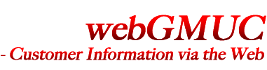 WebGMUC - customer information via the web